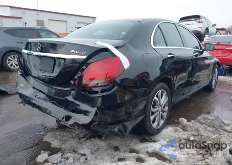 2017 Mercedes-Benz C 300 4Matic from USA, damaged, VIN WDDWF4KB8HR237427